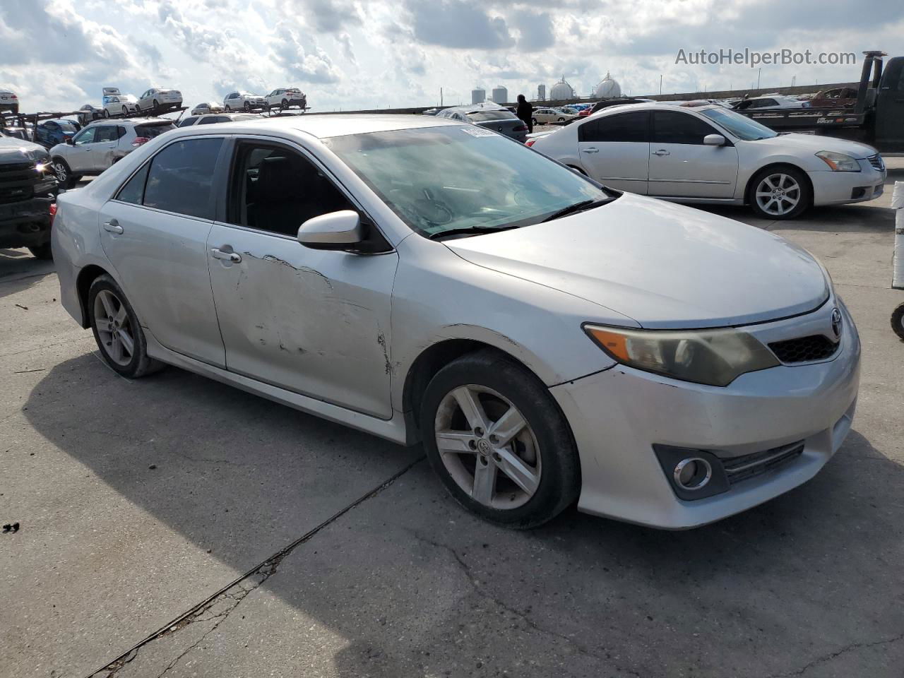 2012 Toyota Camry Base Silver vin: 4T1BF1FK0CU173581