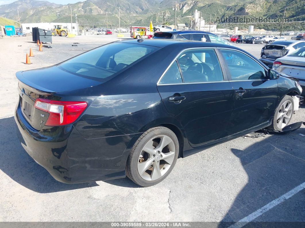 2012 Toyota Camry Se Limited Edition Black vin: 4T1BF1FK0CU201797