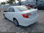 2012 Toyota Camry Le White vin: 4T1BF1FK0CU528362