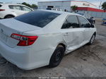 2012 Toyota Camry Le White vin: 4T1BF1FK0CU528362