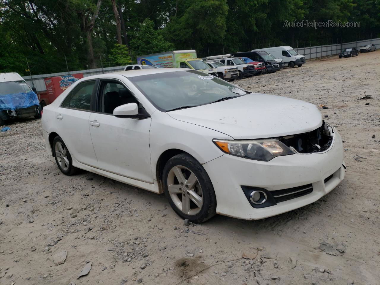 2012 Toyota Camry Base White vin: 4T1BF1FK0CU553245