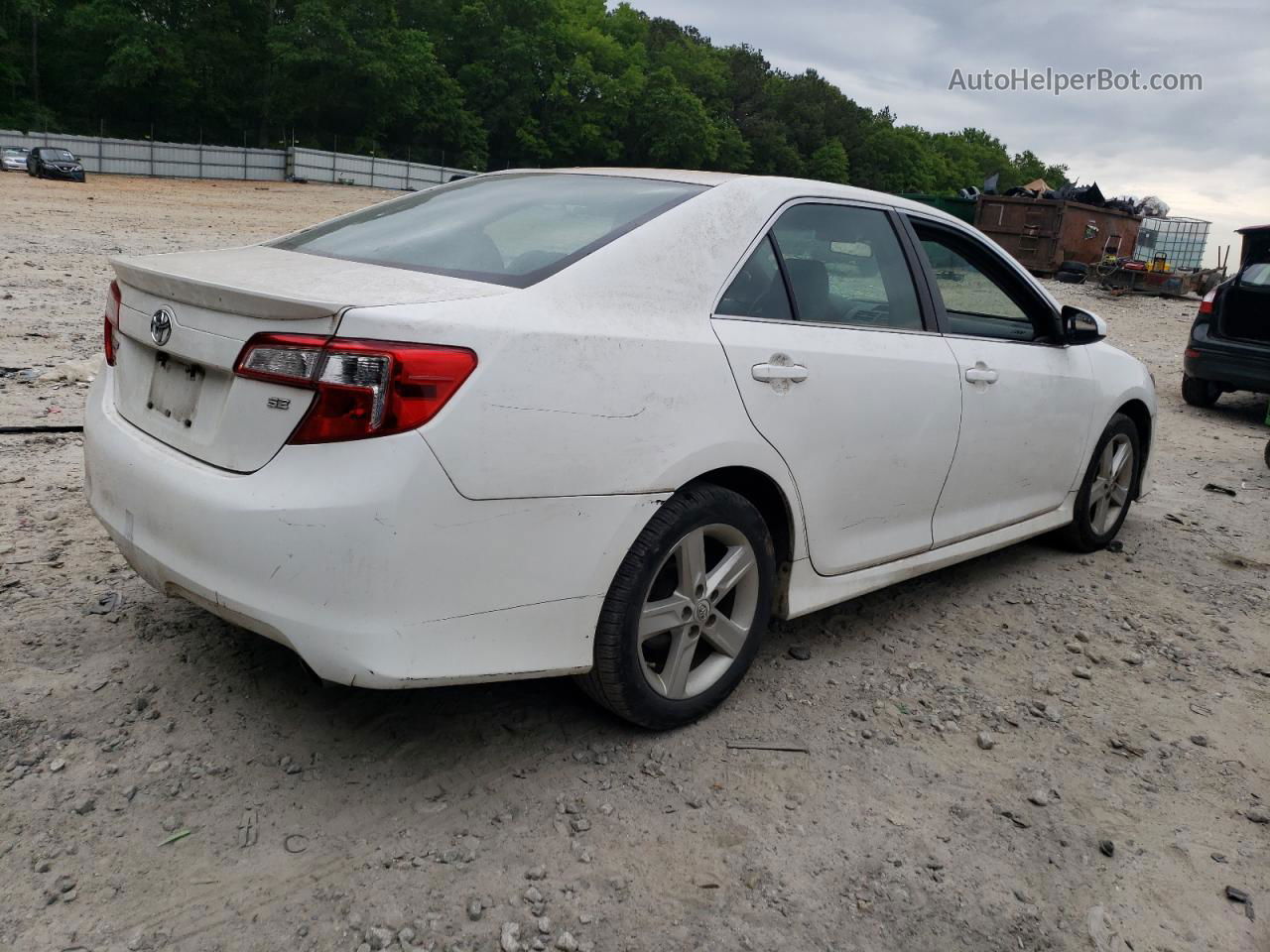 2012 Toyota Camry Base White vin: 4T1BF1FK0CU553245