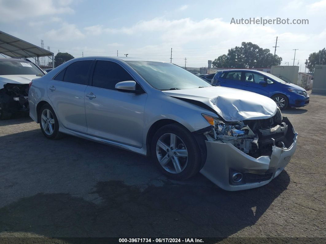 2012 Toyota Camry Se Silver vin: 4T1BF1FK0CU577349