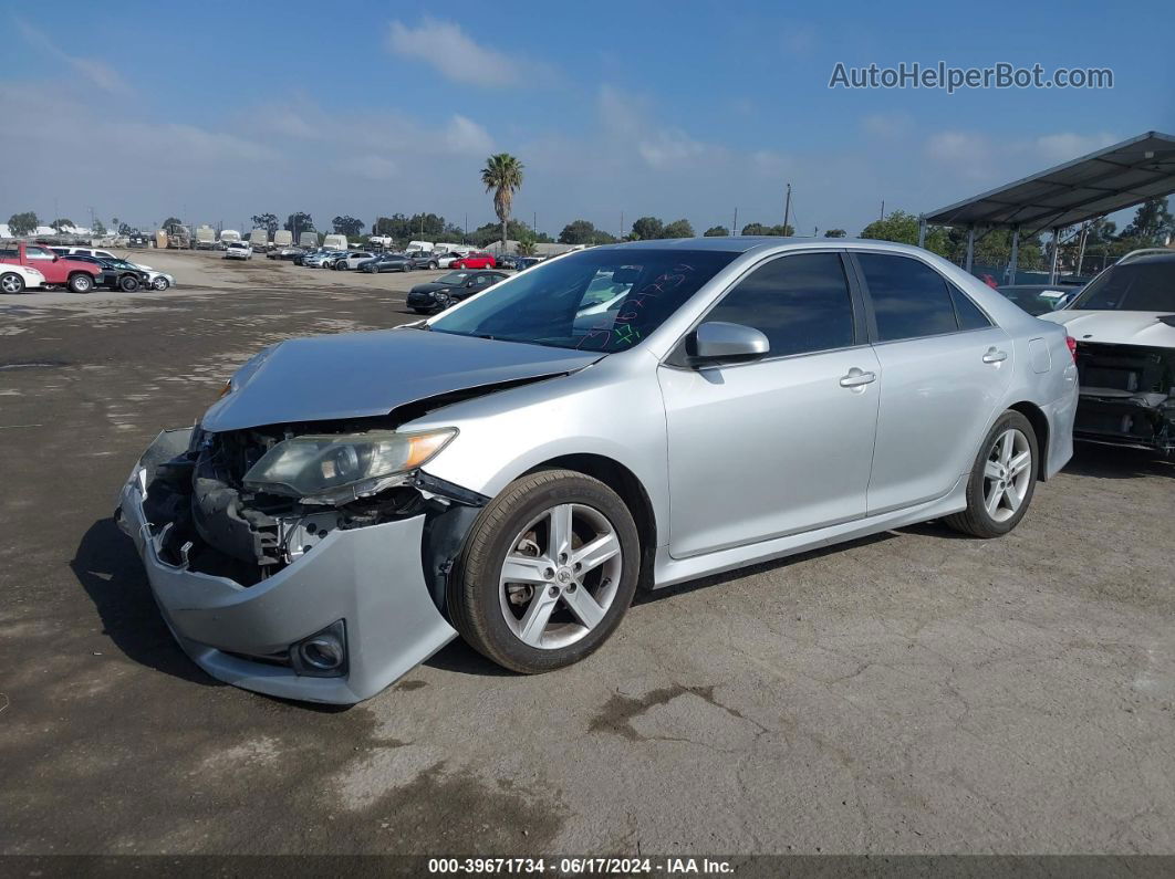 2012 Toyota Camry Se Silver vin: 4T1BF1FK0CU577349