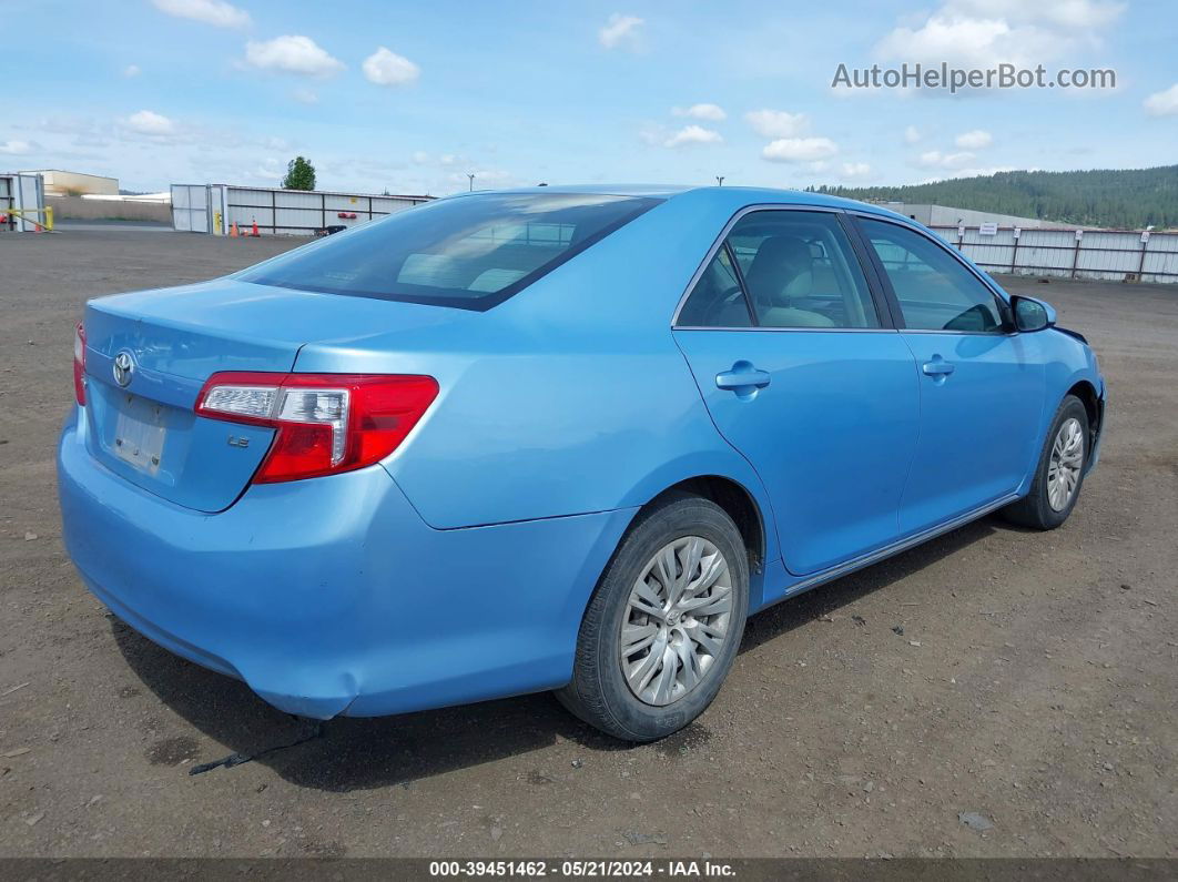 2012 Toyota Camry Le Blue vin: 4T1BF1FK0CU594314