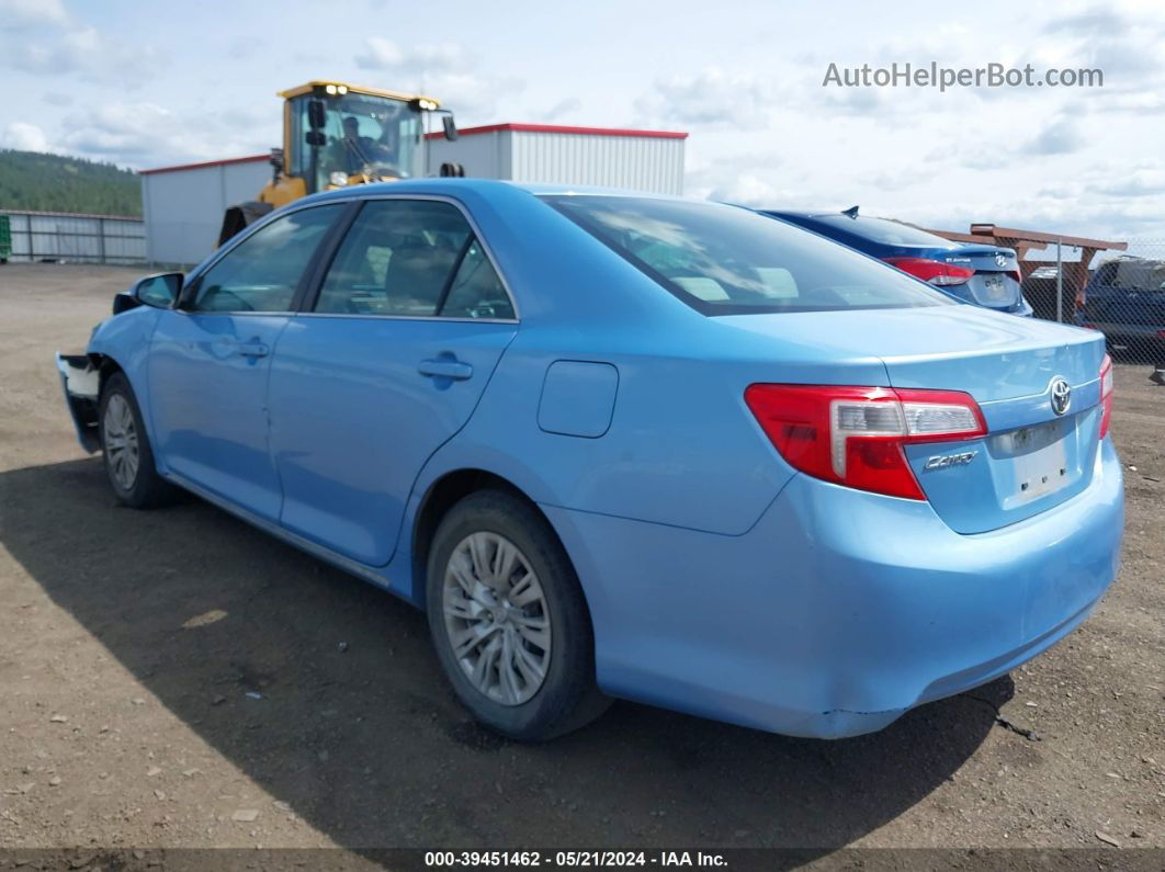 2012 Toyota Camry Le Синий vin: 4T1BF1FK0CU594314