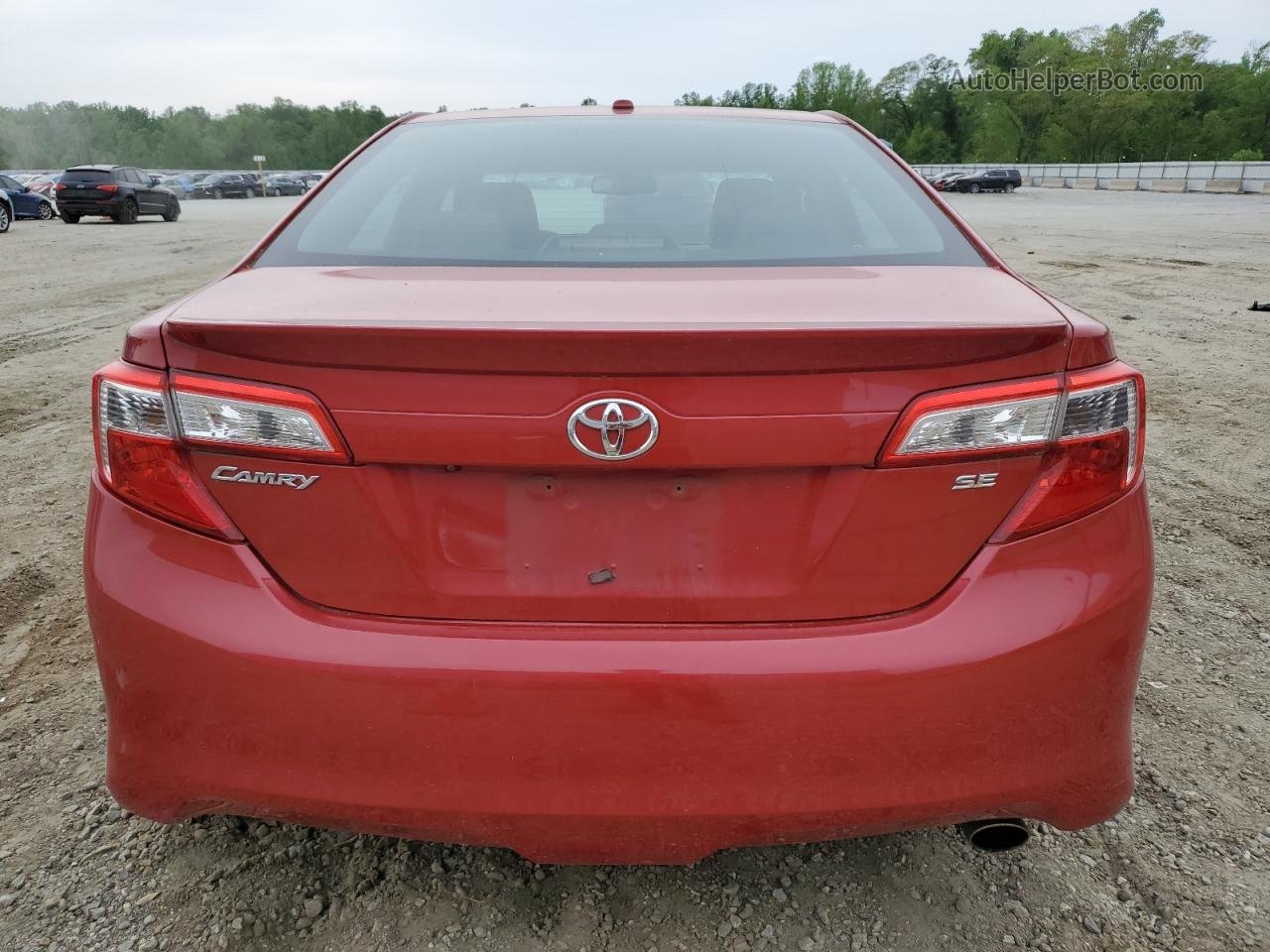 2012 Toyota Camry Base Red vin: 4T1BF1FK0CU607787