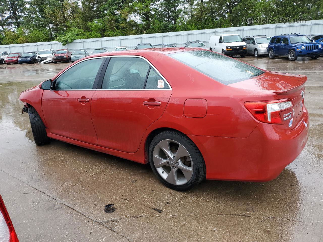 2012 Toyota Camry Base Red vin: 4T1BF1FK0CU614514