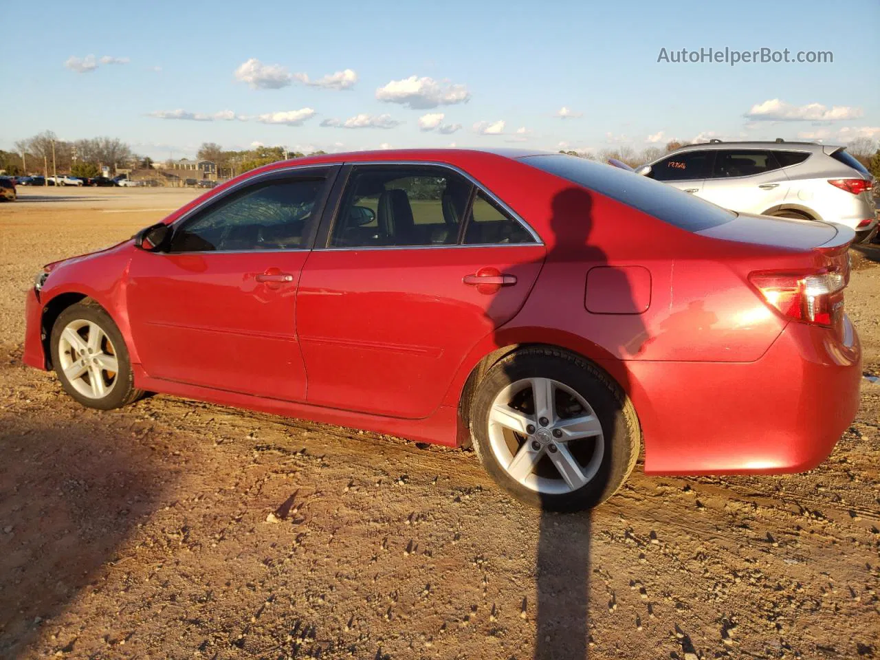 2012 Toyota Camry Base Red vin: 4T1BF1FK0CU615078