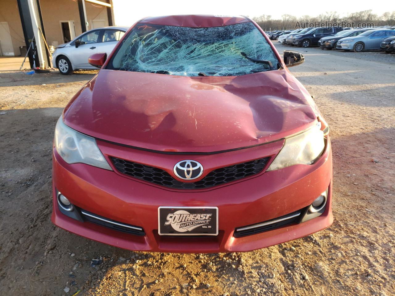 2012 Toyota Camry Base Red vin: 4T1BF1FK0CU615078