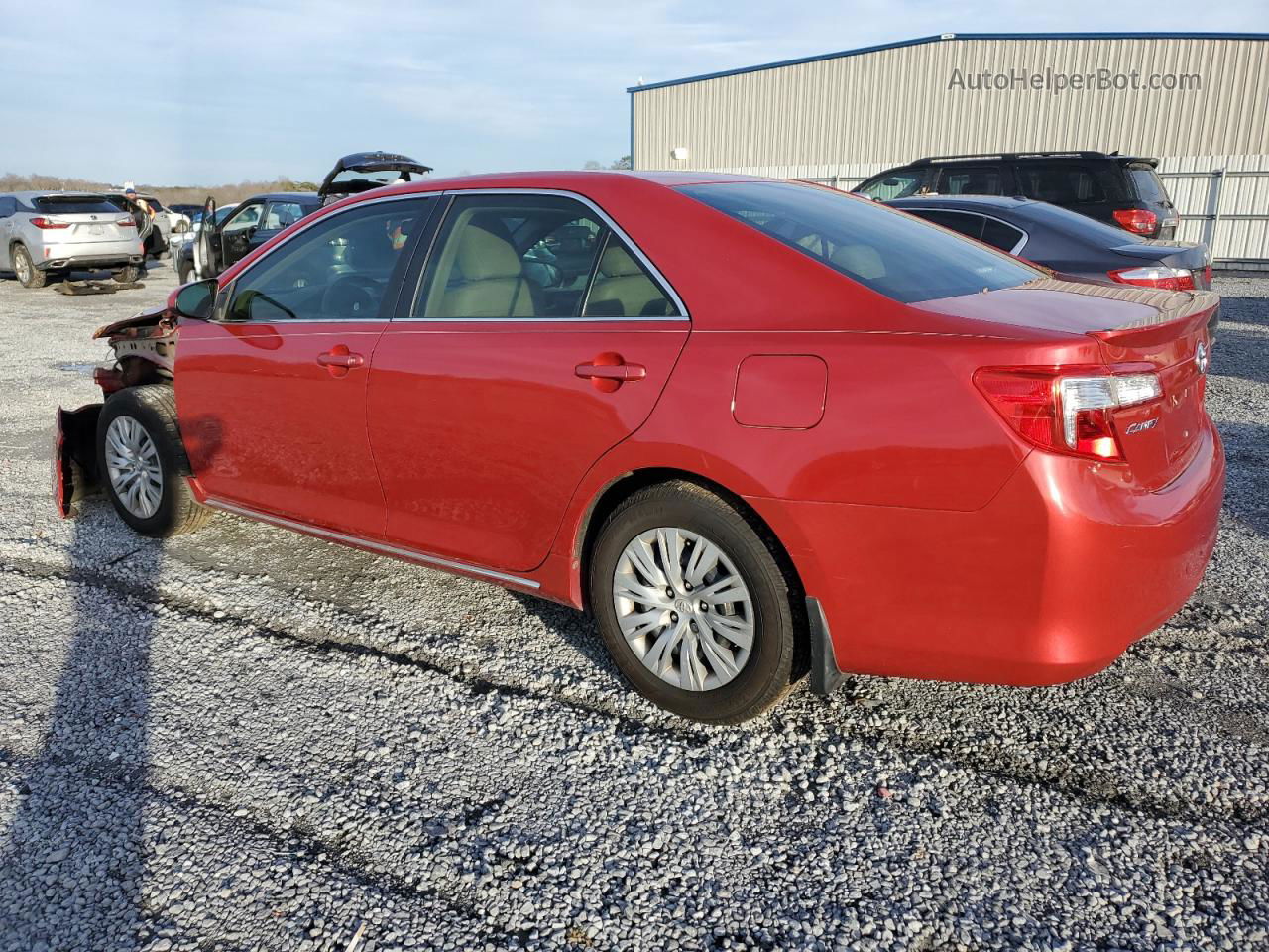 2012 Toyota Camry Base Red vin: 4T1BF1FK0CU621303