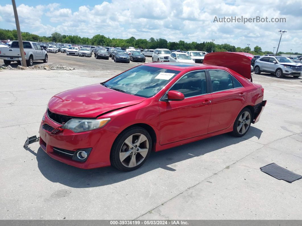 2012 Toyota Camry Se Limited Edition Red vin: 4T1BF1FK0CU635668