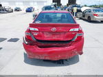 2012 Toyota Camry Se Limited Edition Red vin: 4T1BF1FK0CU635668