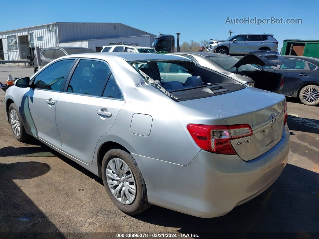 2012 Toyota Camry L Silver vin: 4T1BF1FK0CU636531