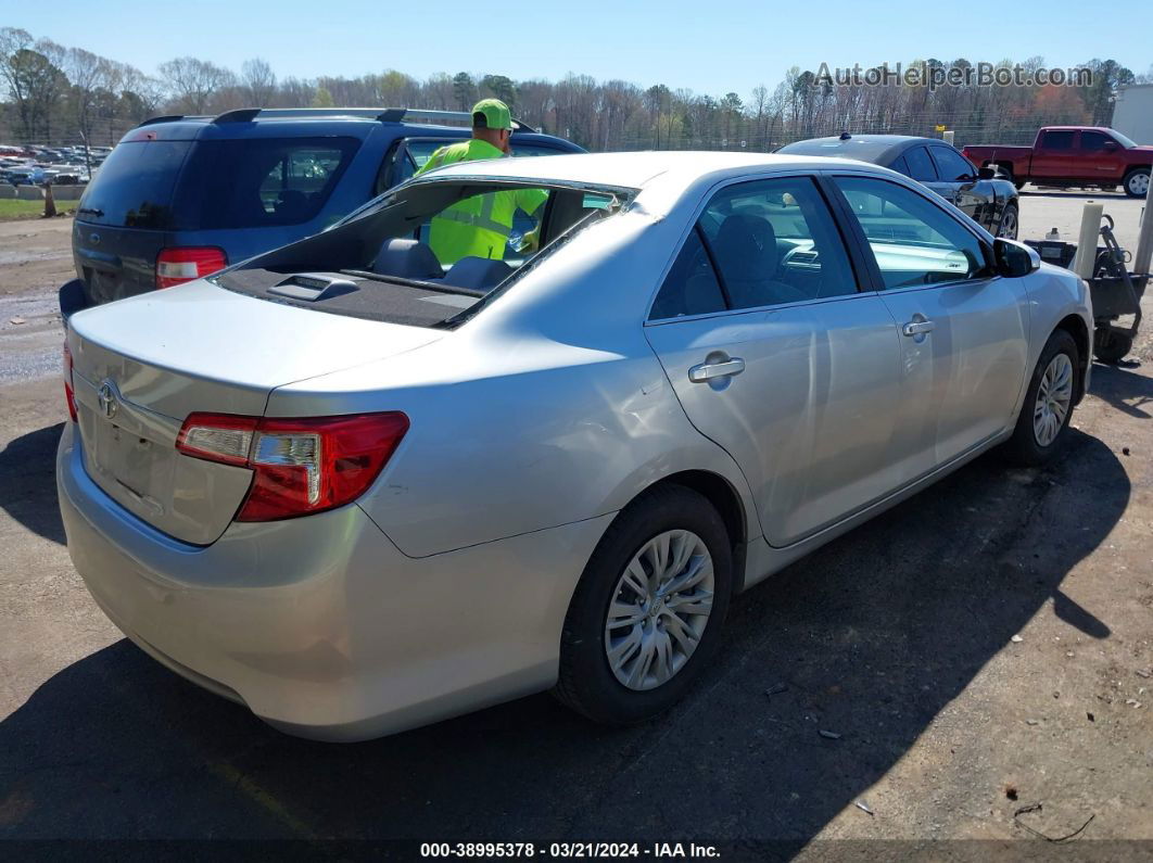 2012 Toyota Camry L Silver vin: 4T1BF1FK0CU636531