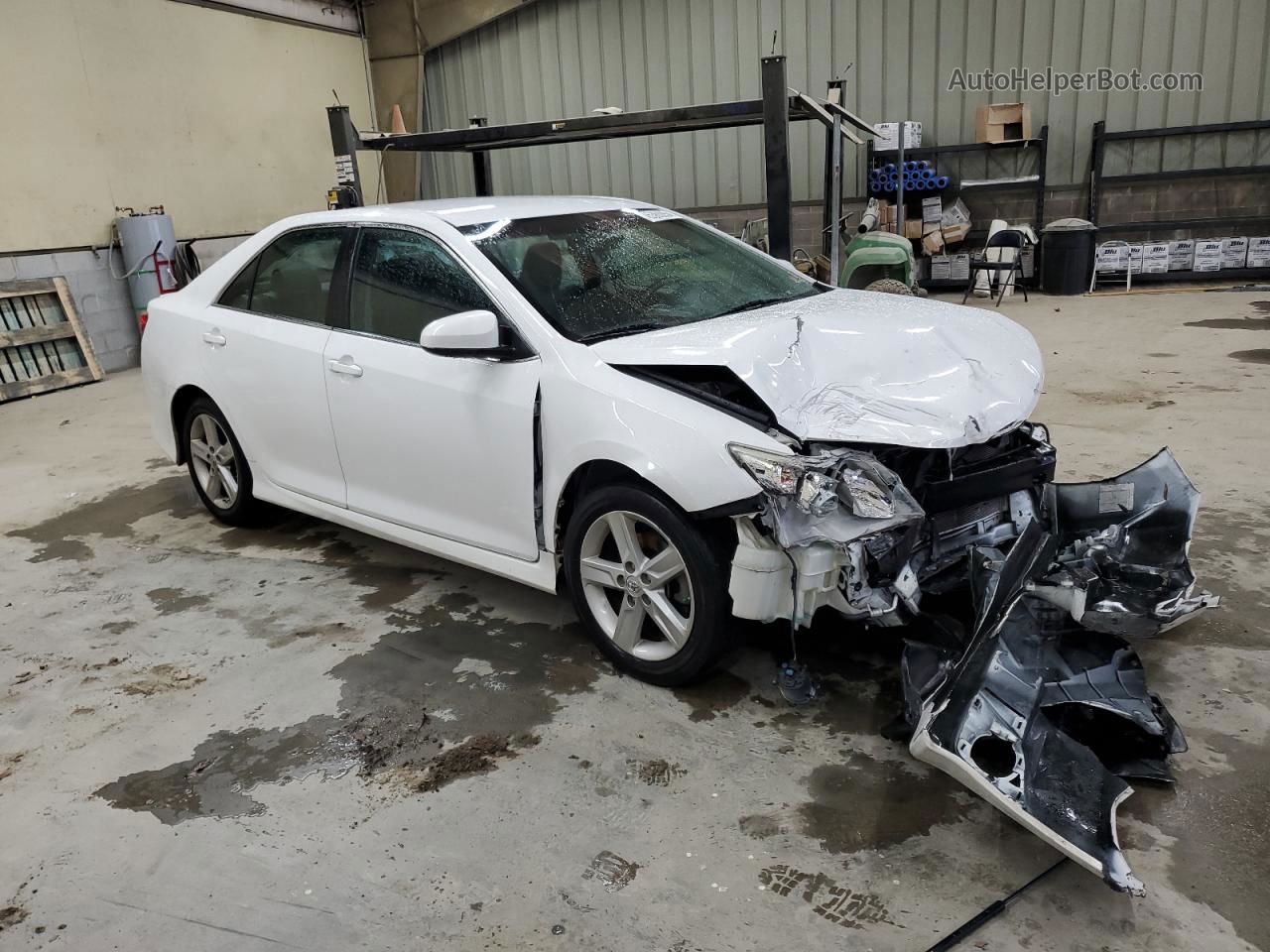 2013 Toyota Camry L White vin: 4T1BF1FK0DU210095