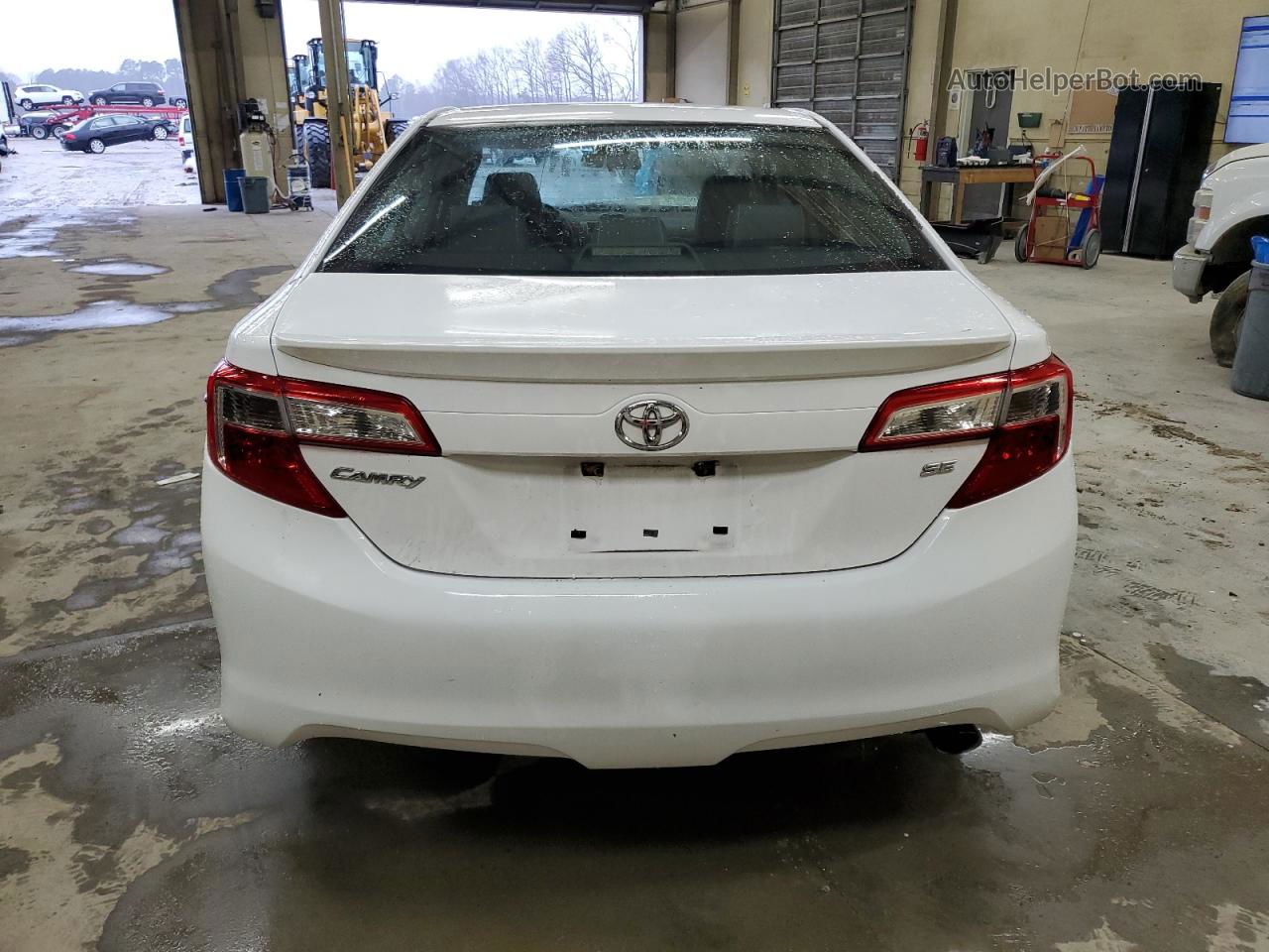 2013 Toyota Camry L White vin: 4T1BF1FK0DU210095