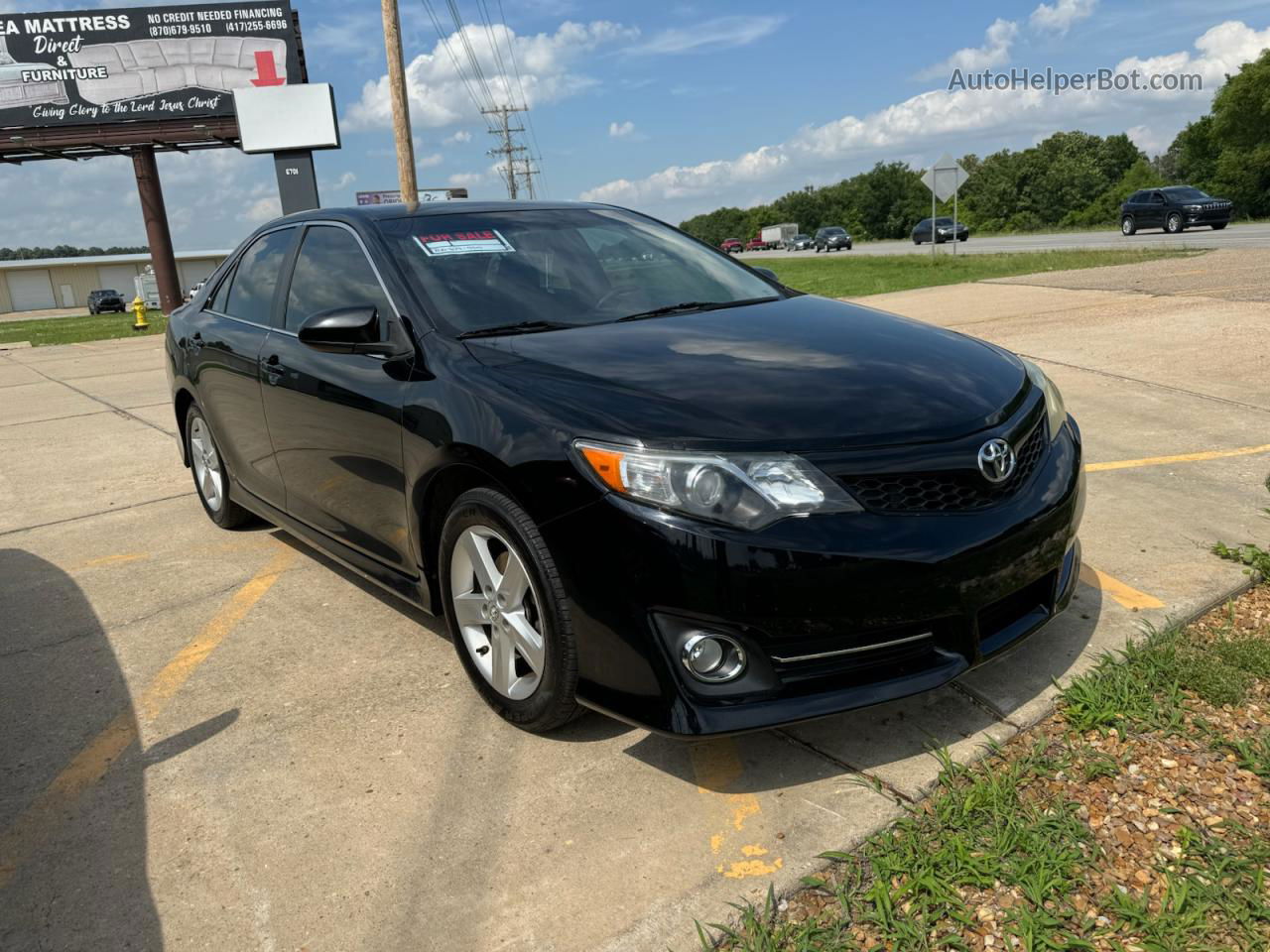 2013 Toyota Camry L Black vin: 4T1BF1FK0DU298971