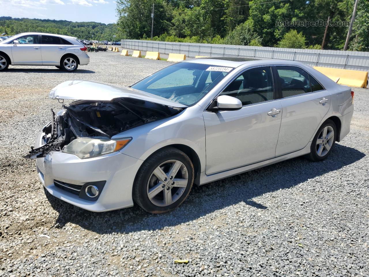 2013 Toyota Camry L Silver vin: 4T1BF1FK0DU708233