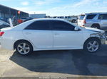 2014 Toyota Camry Se White vin: 4T1BF1FK0EU300249