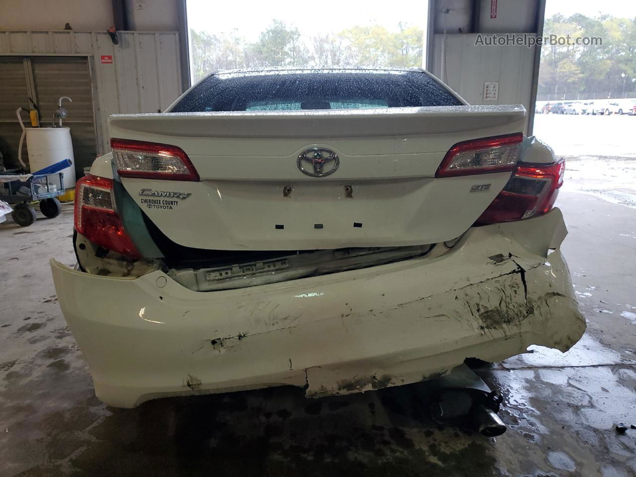 2014 Toyota Camry L White vin: 4T1BF1FK0EU319996