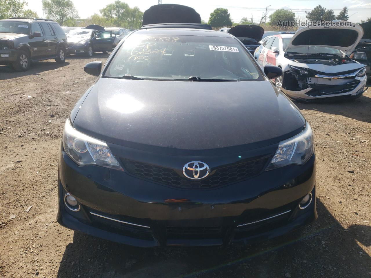 2014 Toyota Camry L Black vin: 4T1BF1FK0EU367482