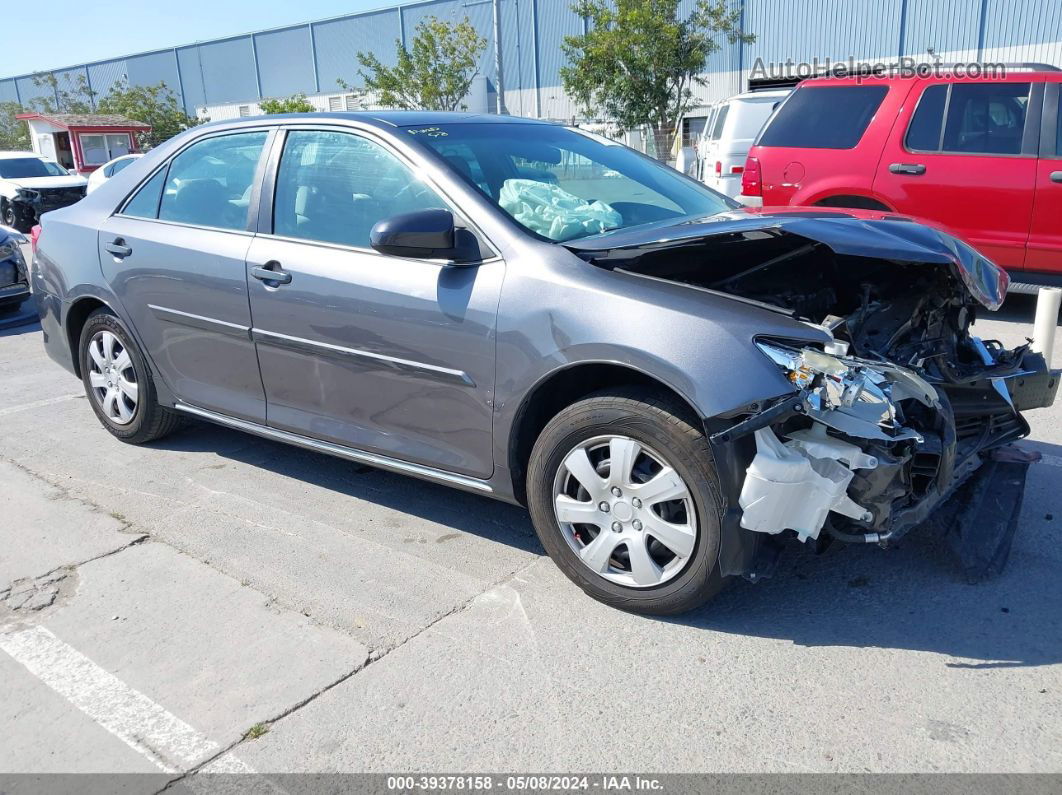 2014 Toyota Camry Le Серый vin: 4T1BF1FK0EU375002