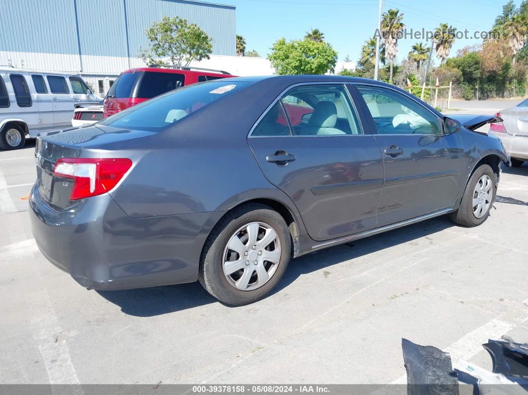 2014 Toyota Camry Le Серый vin: 4T1BF1FK0EU375002