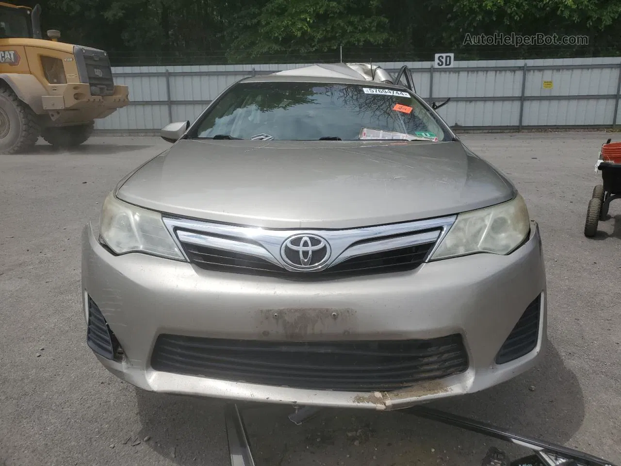 2014 Toyota Camry L Бежевый vin: 4T1BF1FK0EU440723