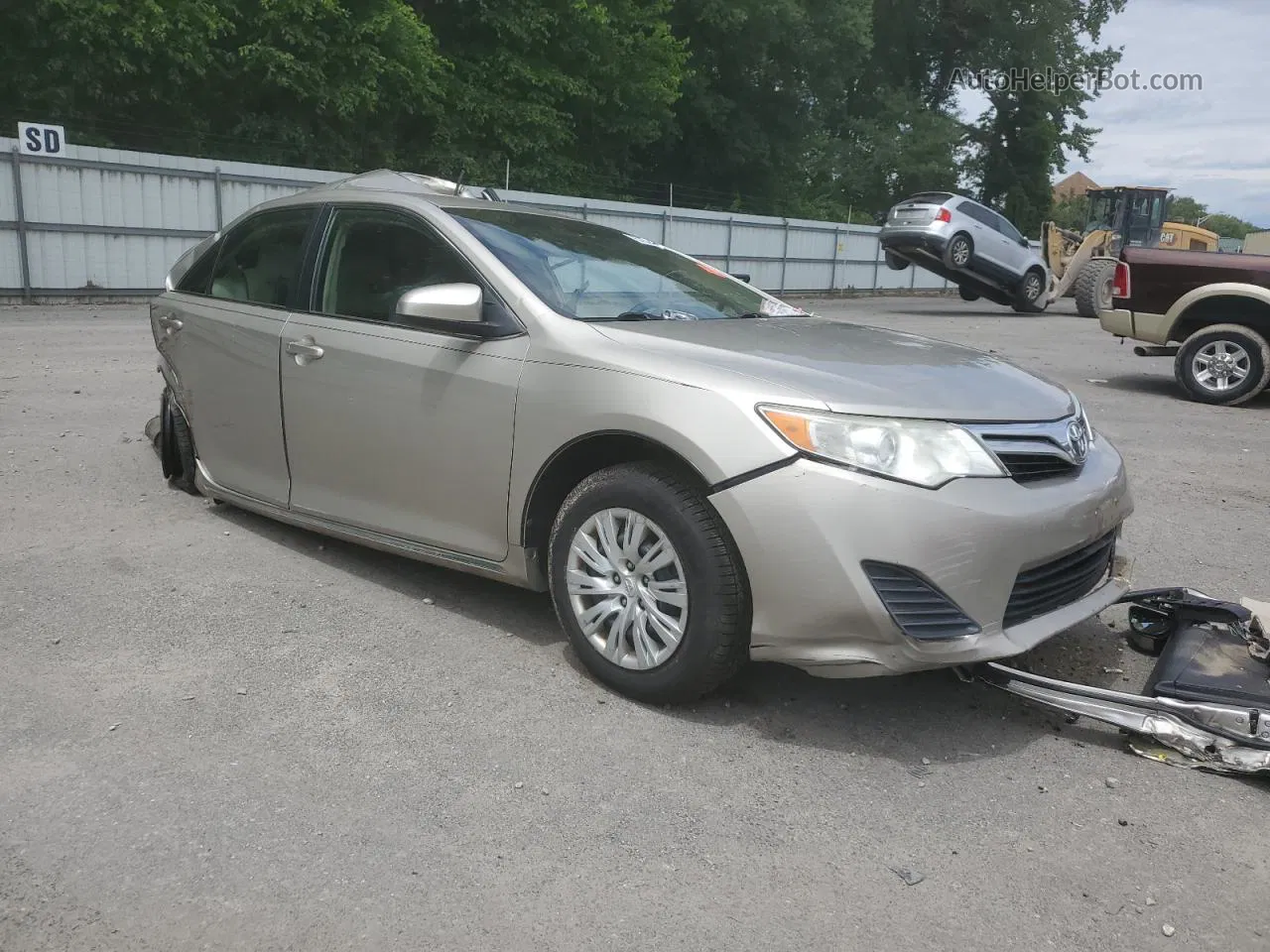 2014 Toyota Camry L Beige vin: 4T1BF1FK0EU440723