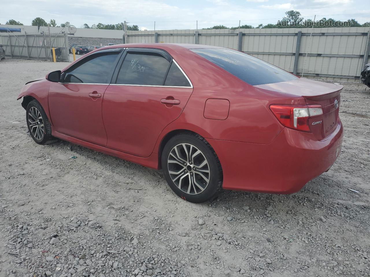 2014 Toyota Camry L Red vin: 4T1BF1FK0EU747762