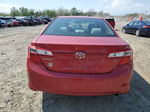 2014 Toyota Camry L Red vin: 4T1BF1FK0EU766442