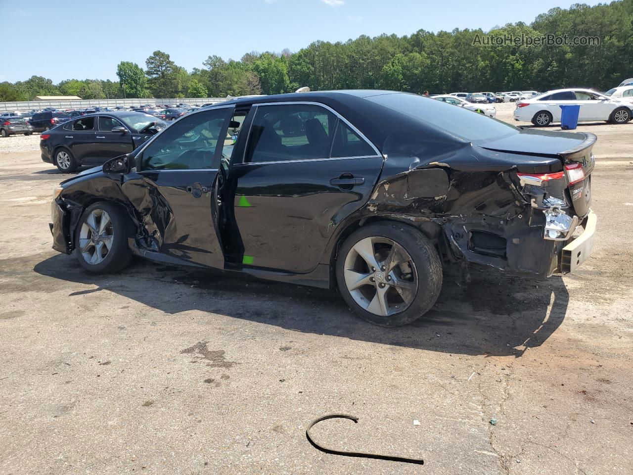 2014 Toyota Camry L Black vin: 4T1BF1FK0EU822444