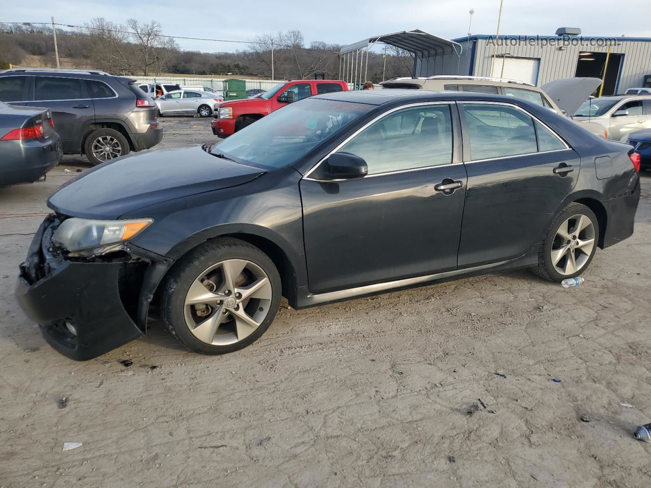 2014 Toyota Camry L Черный vin: 4T1BF1FK0EU846016