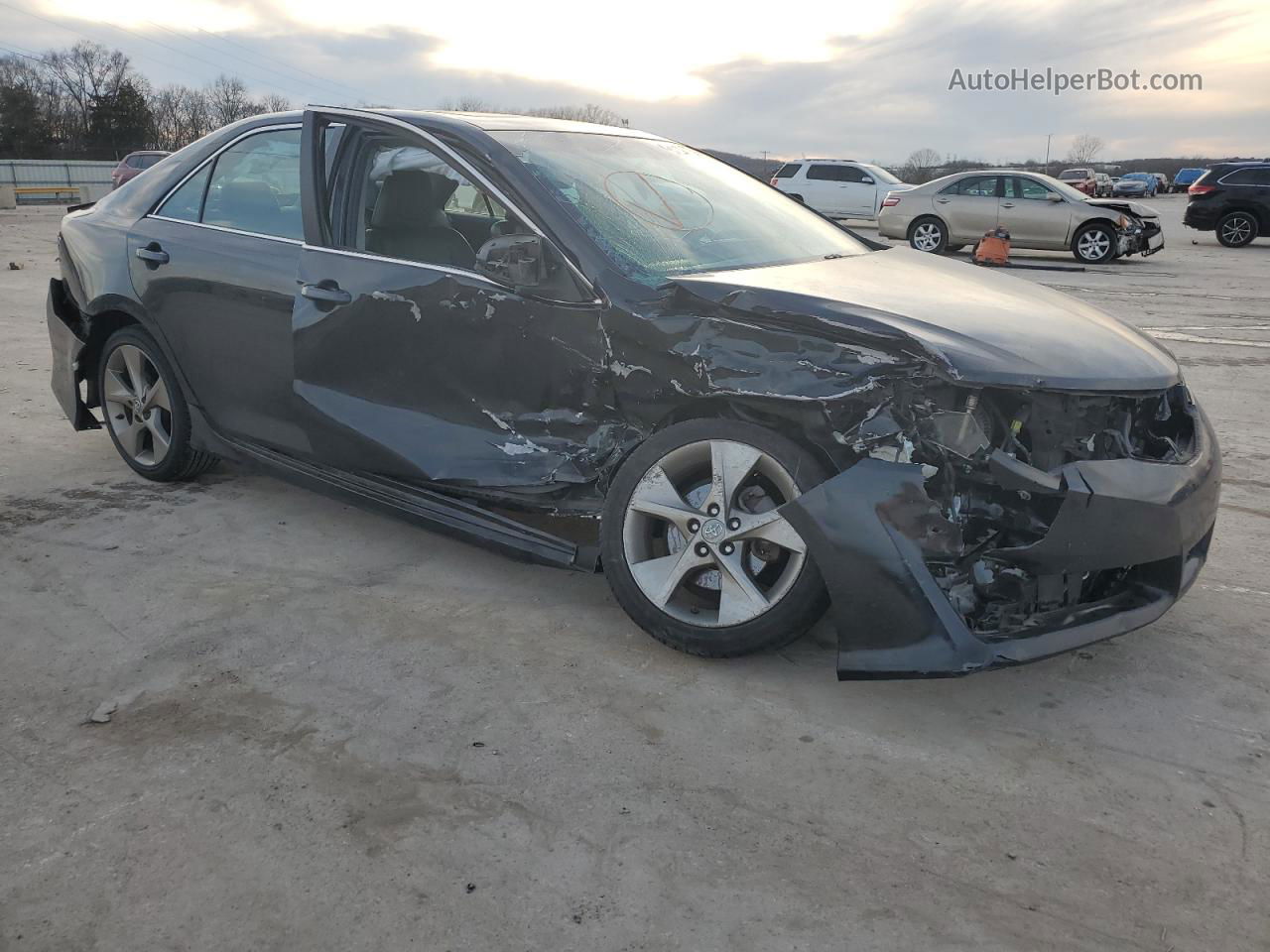 2014 Toyota Camry L Черный vin: 4T1BF1FK0EU846016