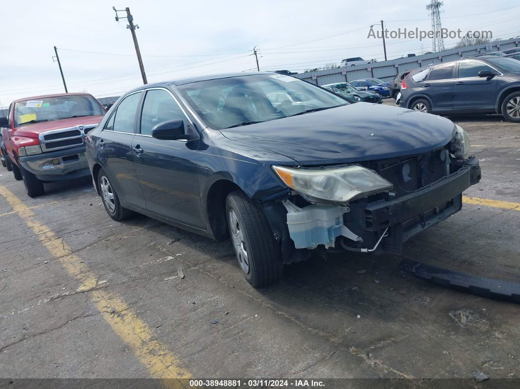 2014 Toyota Camry L Dark Blue vin: 4T1BF1FK0EU867870