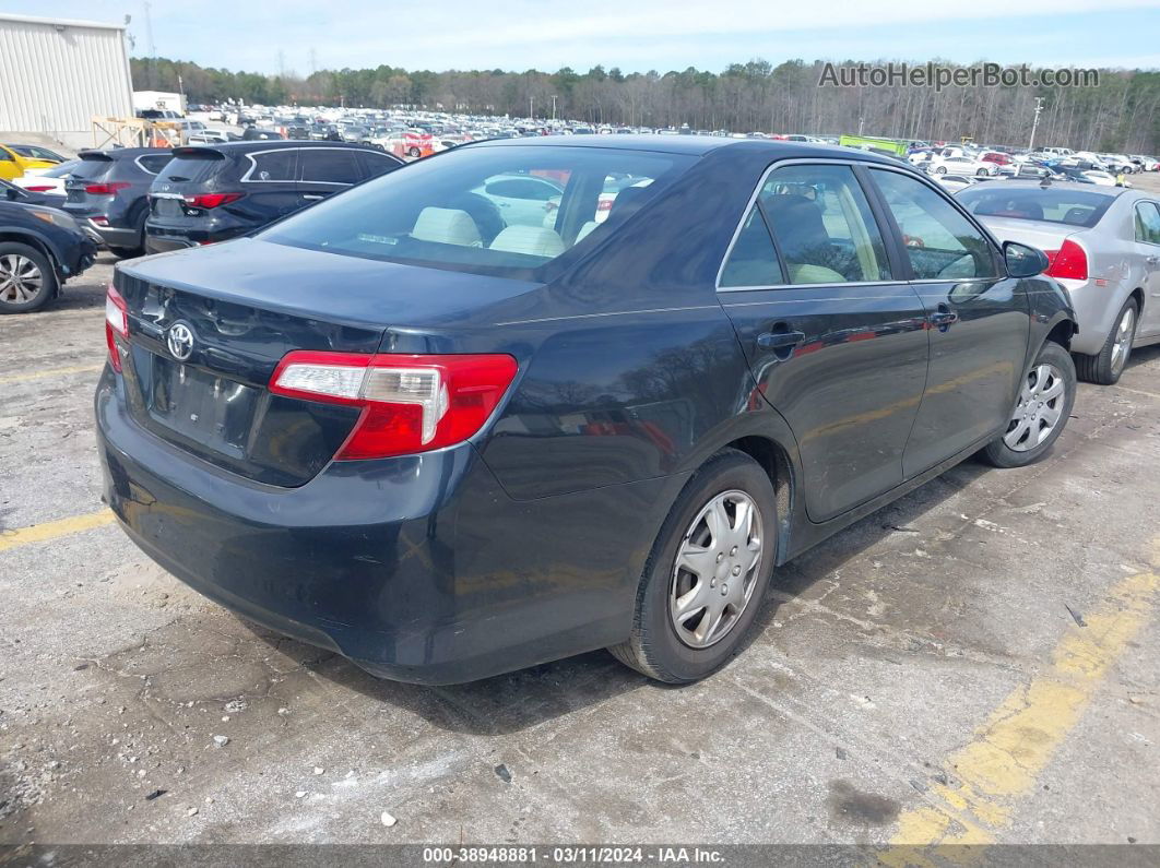 2014 Toyota Camry L Dark Blue vin: 4T1BF1FK0EU867870