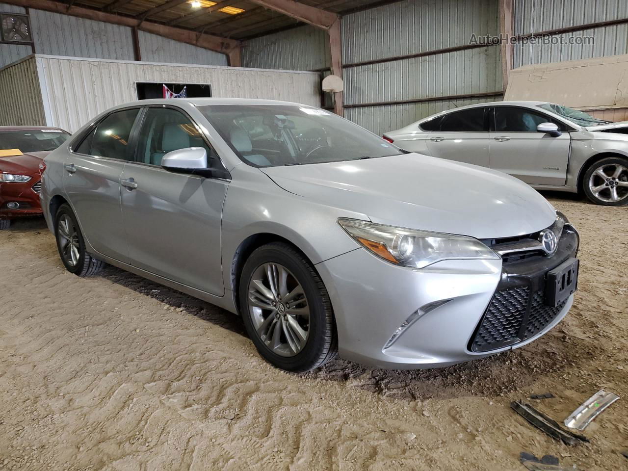 2016 Toyota Camry Le Silver vin: 4T1BF1FK0GU132857