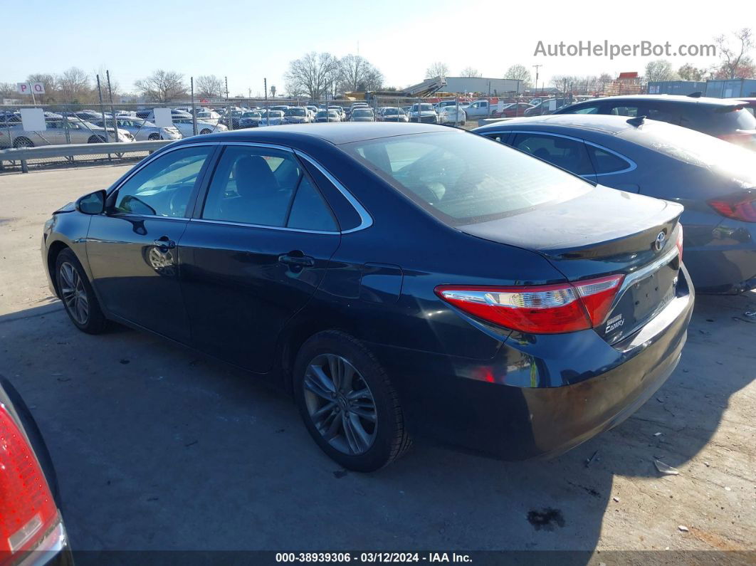 2016 Toyota Camry Se Black vin: 4T1BF1FK0GU133085