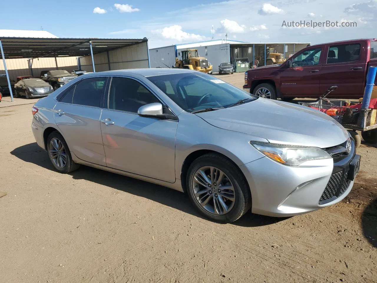 2016 Toyota Camry Le Silver vin: 4T1BF1FK0GU139548