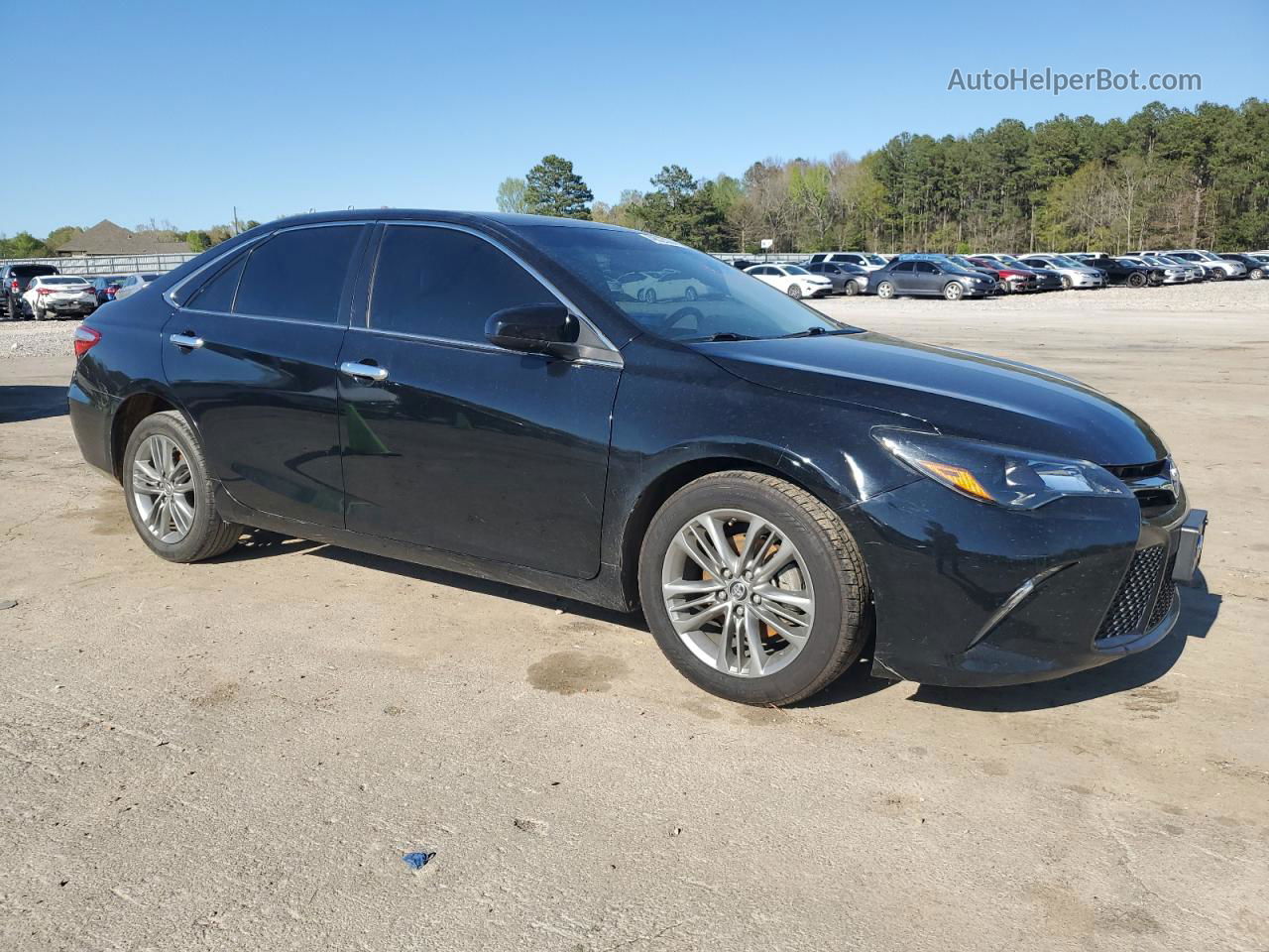 2016 Toyota Camry Le Black vin: 4T1BF1FK0GU141364