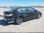 2016 Toyota Camry Se Black vin: 4T1BF1FK0GU144815