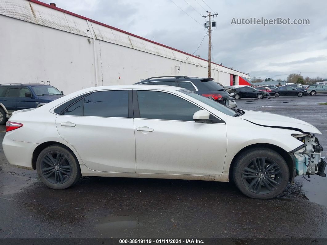 2016 Toyota Camry Se White vin: 4T1BF1FK0GU156964