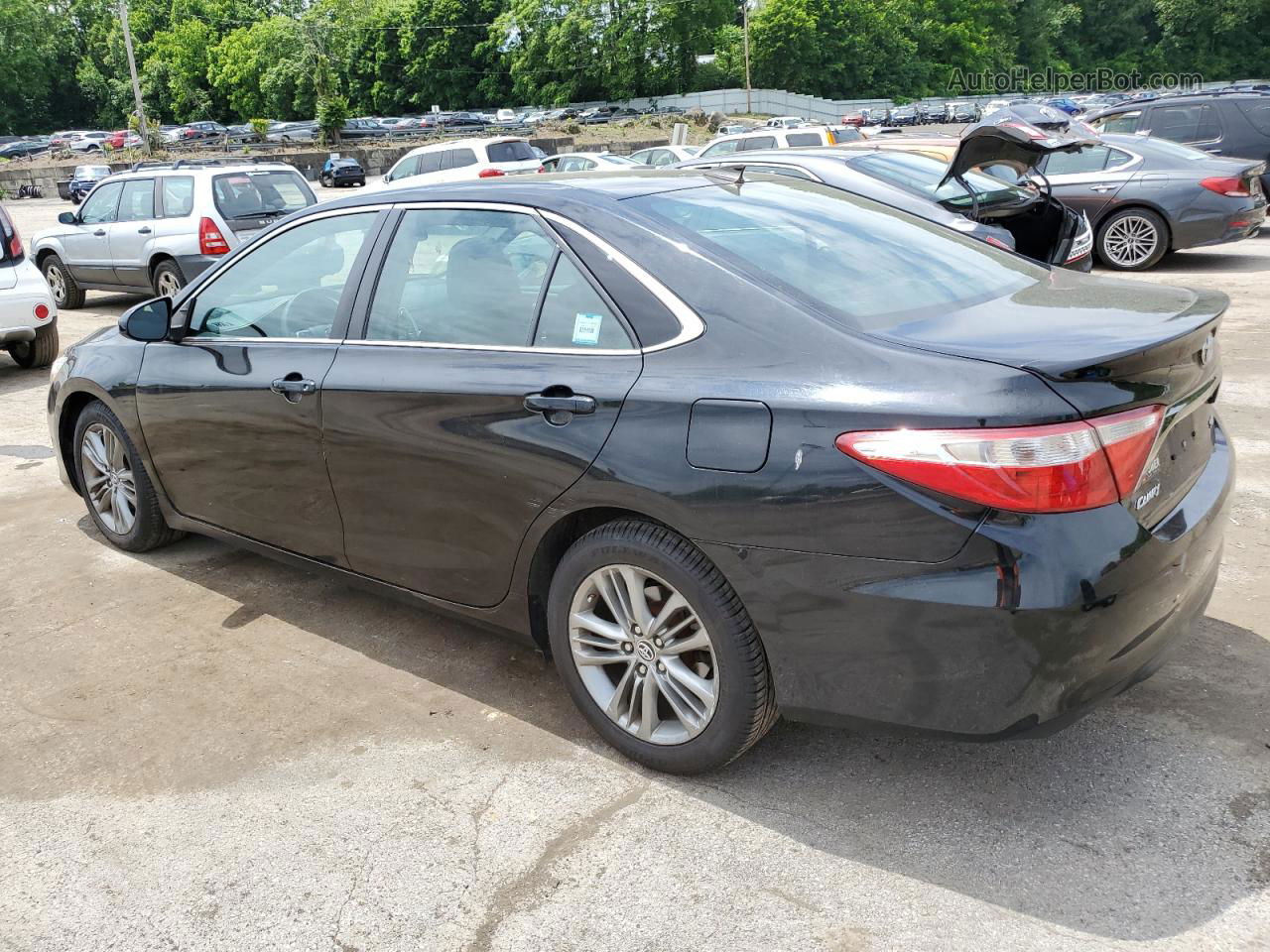 2016 Toyota Camry Le Black vin: 4T1BF1FK0GU183212