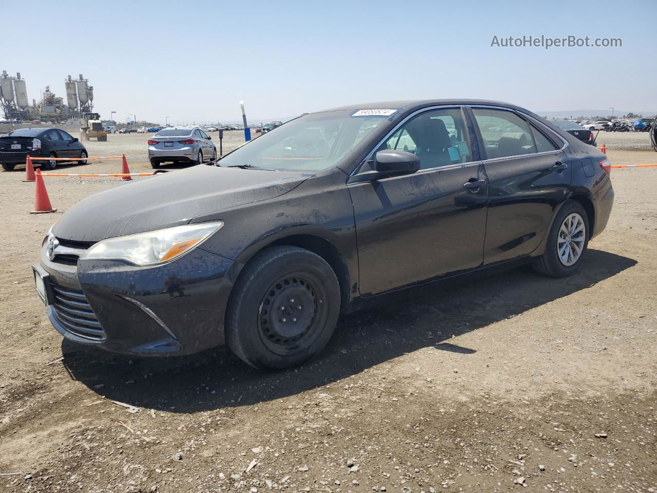 2016 Toyota Camry Le Black vin: 4T1BF1FK0GU196929