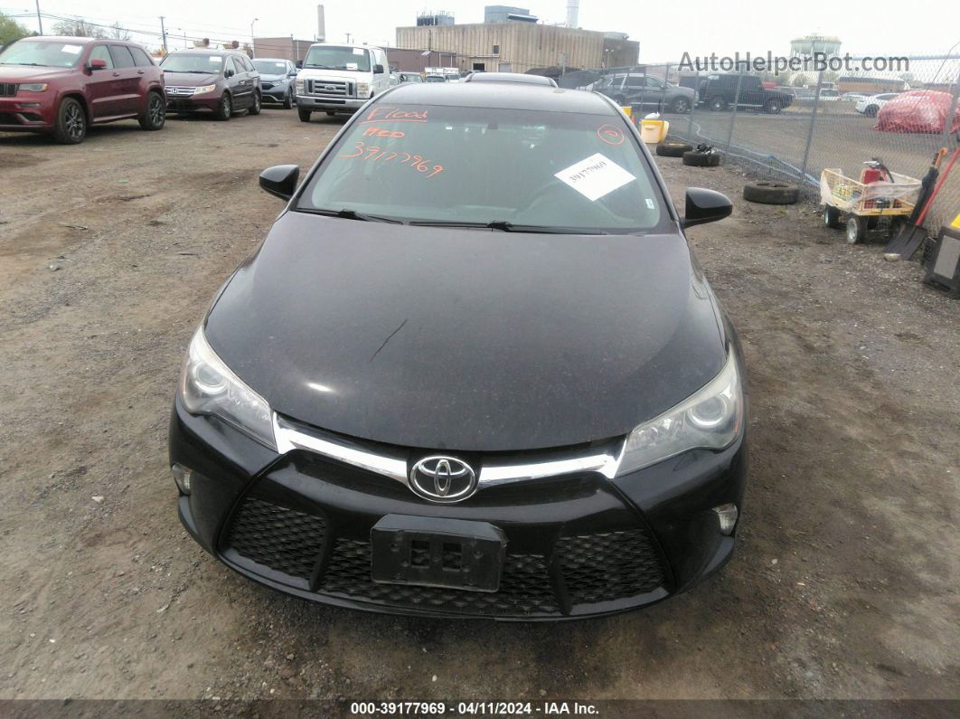 2016 Toyota Camry Se Черный vin: 4T1BF1FK0GU216984