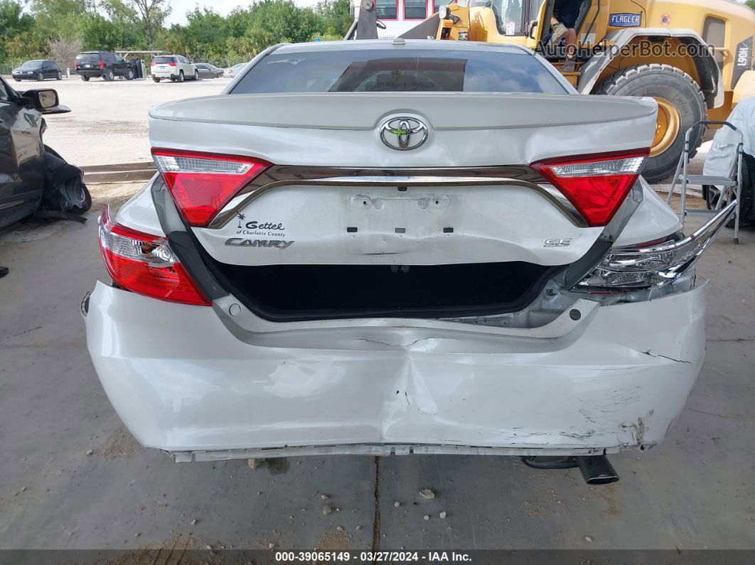 2016 Toyota Camry Se White vin: 4T1BF1FK0GU227810