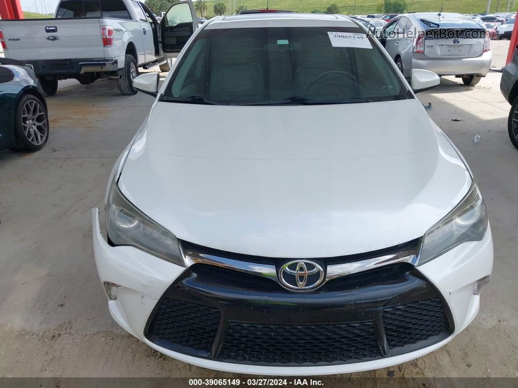 2016 Toyota Camry Se White vin: 4T1BF1FK0GU227810