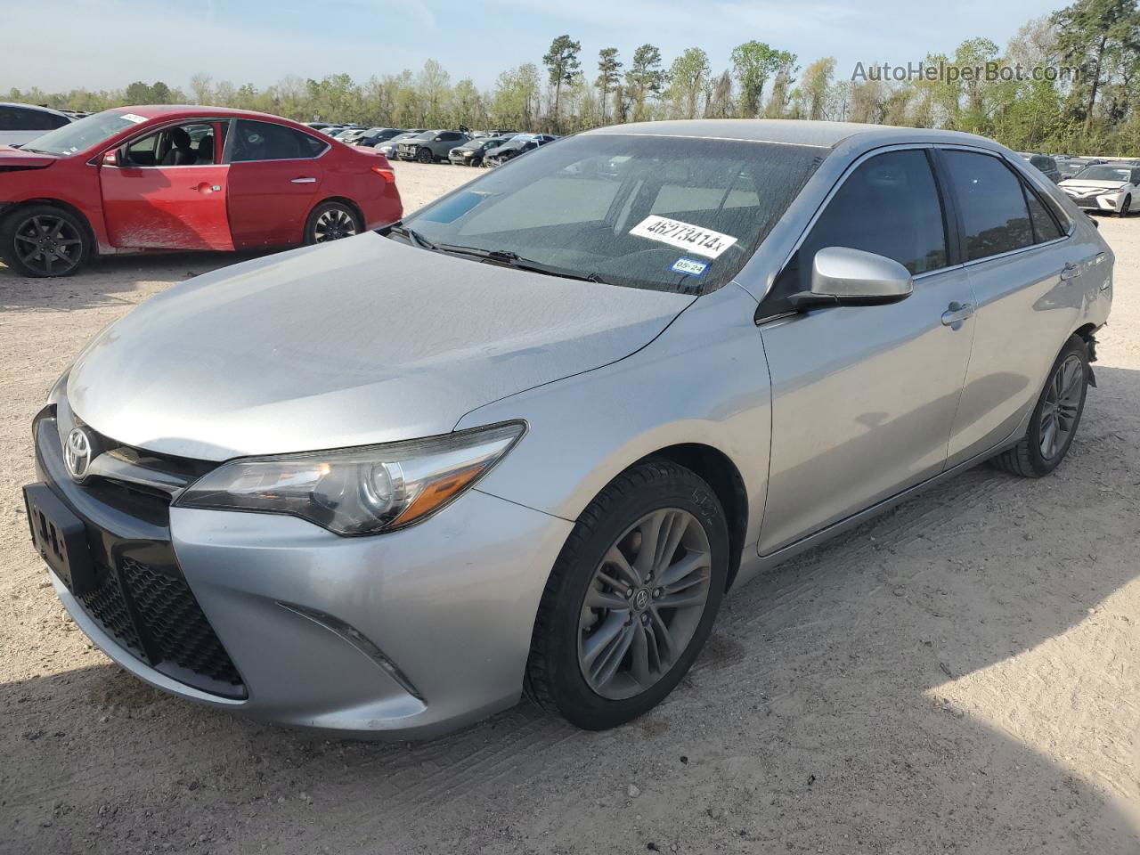 2016 Toyota Camry Le Серебряный vin: 4T1BF1FK0GU252240