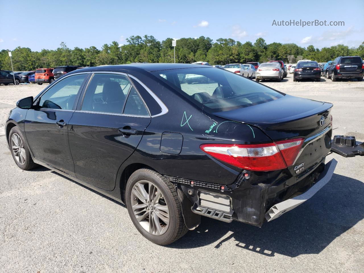 2016 Toyota Camry Le Черный vin: 4T1BF1FK0GU264470